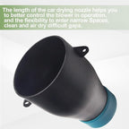 Car Drying Nozzle for Makita 18V LXT Leaf Blowers XBU03Z, XBU03SM1, DUB184Z, DUB184PT, DUB184PT2 - Contain Protective Silicone Band