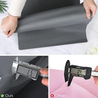 Extra Large Silicone Mats for Kitchen Counter, 27.6'' x16'' Silicone Placemats for Kids, Nonstick Nonskid Silicone Mat for Baking Crafts, Waterproof Heat Resistant Mat Coffee Mat, Dark Gray, 1Pcs
