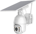 SOLIOM S600 Outdoor WiFi Security Camera - 360° Pan Tilt, Solar Powered with Battery, Motion Detection, Color Night Vision, 2-Way Talk, Remote Access