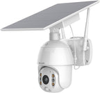 SOLIOM S600 Outdoor WiFi Security Camera - 360° Pan Tilt, Solar Powered with Battery, Motion Detection, Color Night Vision, 2-Way Talk, Remote Access