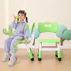 Kids' Desk Chairs Adjustable Height is Suitable for Children's Chairs Used in Families, Schools and Day-Care Between 2-10 Years Old The Max Bearing Capacity is 220LB(7PCS-Beige)