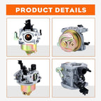 Hipa 951-15236 Carburetor for Troy Bilt Storm 2410 31BS6BN2711 670-WU 270-WU 208CC Snow Blower Thrower Engine Models Replace 751-15236 789845 Carb