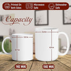 Personalized Unique Steampunk Tank Design Mug, Custom Mechanical Tank Art Coffee Cup 11oz, White Mug Gift For Mechanic Enthusiasts, Custom Name Ceramic Cup 11oz Or 15oz, Kids Mug