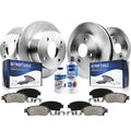Detroit Axle - Brake Kit for 2012 2013 2014 2015 2016 2017 Hyundai Accent Kia Rio Brake Rotors Ceramic Brakes Pads Replacement: