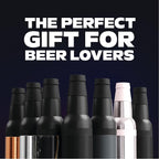 Asobu Frosty Beer Holder 2 Go Vacuum Insulated Double Walled Stainless Steel Beer Can and Bottle Cooler with Beer Opener, Bpa Free, Fits Standard 12oz Bottles & Cans, Gift for Beer Lovers