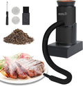 BORUiT SK305 Smoking Gun, Portable Handheld Smoke Infuser,Cocktail Smoker, Food Smoker Kit for Any Meat Cocktail Cheese BBQ Steak Beef, Sausage, Vegetable Salad,Drinks,Smoking Accessories (Black)