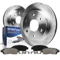Detroit Axle - REAR Brake Kit for 2004-2009 Cadillac SRX Replacement Disc Brake Rotors 2005 2006 2007 2008 Ceramic Brakes Pads