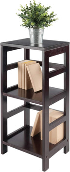 Winsome Leo Model Name Shelving, Tall, Espresso