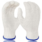 GSAFEME 12 Pairs Cotton Glove Liners for BBQ, Cooking, Grilling, Food Handling - Safety Work Gloves Hand Saver, Medium