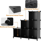 HOMIDEC Cube Storage Organizer 16-Cube Storage Shelf, Closet Organizer for Clothes, Closet Organizers and Storage,DIY Modular Bookshelf Storage Cubes for Bedroom, Living Room,Office