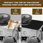 Espresso Machine Tamping Mat Accessories Compatible with Breville 870/880 | Black Espresso Tamper Mat, Food Grade Silicone, Non-Slip, Waterproof Heat Resistant