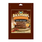 LEM Products Backwoods Garlic Chili Pepper Fresh Sausage Seasoning, 15 oz | Pre-Measured Seasoning for Wild Game and Domestic Meat, Seasons Up to 25 Pounds of Meat for Homemade Sausages