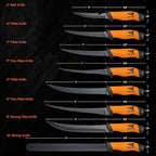 KastKing Speed Demon Pro Fillet Knife with Protective Sheath | Razor Sharp G4116 German Stainless Steel Blade, Non-Slip Grip, Corrosion-Resistant Coating, 8 Options Available