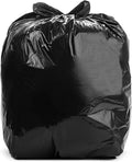Aluf Plastics T-Tough Roll Pack Low Density Repro Blend Star Seal Coreless Rolls Bag, 7-10 Gallon Capacity, 23" Length x 24" Width, H Strength, Black (Pack of 500)