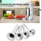 Hoypeyfiy 4Pcs #8 Sausage Stuffing Tubes, Stainless Steel Sausage Stuffer Kit for Meat Grinder Kitchenaid Plastic FGA Food Grinder
