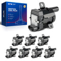 KAX Pack of 8 Ignition Coil Set for Pack of Fit for Chevy GMC Chevrolet Silverado 1500 2500 3500 Tahoe Suburban Express Sierra S
