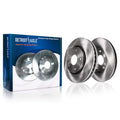 Detroit Axle - Front 2pc Brake Rotors for Dodge Grand Caravan Chrysler Town & Country Plymouth Grand Voyager, 2 Disc Brake Rotor