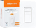 Amazon Basics Smart Dimmer Switch, 3-Way, Works with Alexa Only, 2.4 GHz Wi-Fi, No Hub Required, White