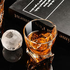 PARACITY Whiskey Glasses Set of 2, Old Fashioned Cocktail Glass, 10 OZ Whiskey Glasses, Bourbon Glasses, Rocks Glasses for Scotch, Liquor Vodka, Bourbon, Whiskey Gifts for Men, Husband, Boyfriend | Old fashioned glassware has a 3.54 in wide profile for...