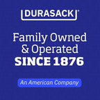 DURASACK Heavy Duty Home and Yard Bags 48-Gallon Reusable Self-Standing Lawn and Leaf Bags Garbage Can with Reinforced Handles, Blue, 3 Pack