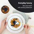 [2 Sets] [Made in Korea] Crane Painting Design Korean Table Sticky Rice Spoon and Chopsticks 304 Stainless Steel Gold Titanium Plated Mukbang Cutlery