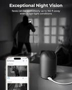 FOSCAM Home Security Camera R4S 4MP WiFi IP Camera,Wireless Baby Monitor with AI Human Detection Sound Detection 33ft Night Vision 2 Way Audio Camera Compatible with Alexa Black