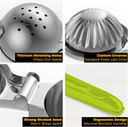 Lemon Squeezer 304 Stainless Steel Large Metal Manual Citrus Juicer