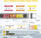 TDSF1 6ft Self-Regulating Heat Tape for Roof and Gutters, ETL Certified, Ideal for Metal and Plastic Pipe Freeze Protection, 120V