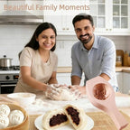 Wooden Bao Bun Maker | Handcrafted, Natural Hardwood, Multi-Purpose, Ergonomic Handle, Food-Safe