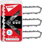 KAKEI 24 Inch Chainsaw Chain 3/8" Pitch .050" Gauge 84 Drive Links Fits Husqvarna 460 (Rancher), Stihl 33RS 84 25"/24" MS390 MS310 MS361 MS460 MS500 - Echo 72LPX84CQ, E84 (3 Chains) - Full Chisel