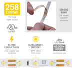Armacost Lighting Soft Bright White, 60 LEDs/M, 8.2' (2.5M) RibbonFlex Pro LED Tape Light.. 142210