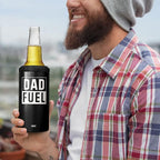 SANDJEST 4-in-1 Tumbler Gifts for Dad from Daughter Son - 12oz Dad Fuel Can Cooler Tumblers Travel Mug Cup - Stainless Steel Insulated Cans Coozie Christmas, Birthday, Father's Day Gift for Daddy
