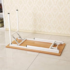 SogesGame 47 inches Computer Desk Folding Table Small Writing Desk Compact Desk Foldable Desk No Install Needed,Teak White,LP-AC5YW-120