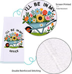 LXOMILL Gardening Gifts for Women, Funny Kitchen Towels for Plant Lovers