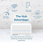 Lutron Caseta Original Smart Dimmer Switch ELV+ (Lutron Hub Required), 250W LED, Single-Pole/3-Way, Neutral Required, PD-5NE-BL, Black