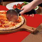 Extra Large Silicone Mats for Kitchen Counter, Food Grade Silicone Placemats for Kids, Nonstick Silicone Mat for Baking Crafts, Heat Resistant Pastry Mats for Rolling Dough Nonslip, 28''x15.7'' Red
