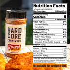 Hardcore Carnivore Sweet BBQ Rub for Pork, Ribs & Chicken, 12.25oz | Sweet and Savory BBQ Rub Perfect for Ribs, Pulled Pork and Chicken. MSG-Free & Gluten Free