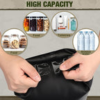 Foilswirl 1 Set Bear Food Bag for Camping Ultralight Food Hanging System Includes Waterproof Bear Bag, Nylon Ropes, Hooks for Camping Backpacking