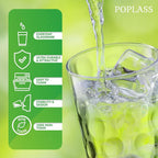 Melrose 24-Piece Family Drinking Glasses Set - Everyday Drinking Glassware Set with Highball Cooler, DOF, Juice Glasses and Shot Glasses - 6 Each Free Replacement for Damaged Glasses During Shipping