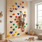 Kids Rock Climbing Holds, 36-Piece Hardware Set, Multicolor
