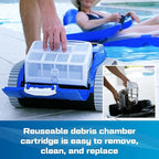 (All-New 2025) POOL BLASTER CX-300 Cordless Robotic Pool Cleaner for Smaller Inground & Above Ground Pools, 2.5 Hr Runtime, Wall Climbing, Smart Navigation, Rechargeable, Lightweight Robot Pool Vacuum