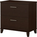 Bush Furniture Somerset 2 Drawer Lateral File Cabinet in Mocha Cherry