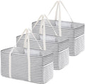 Lifewit Extra Large Tote Bag, Reusable Grocery Bags with Metal Wire Frame and Handles
