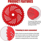 10" x 80T Carbide Tip Brush Cutter Trimmer Blades & 9" x 36 Teeth Carbide Tipped Blades & 10" x 3 Teeth Carbon Blades with Adapter Kit
