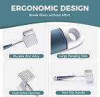 KITEXPERT Meat Tenderizer Hammer with Comfortable-Grip Handle, Dual-side Mallet for Kitchen, Heavy Duty Pounder For Tenderizing Steak, Beef and Fish, Blue