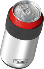 THERMOS Stainless Steel Can Insulator | 12 Ounce | Vacuum Insulated | Sweat-Proof | Pack of 6