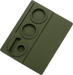 Normcore Espresso Tamping Mat, Silicone Tamper Mat, Espresso Accessories Tool for Baristas, Food Grade Non-Slip Silicone, 9.5 Inch x 7.5 Inch, Dark Green