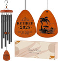Retirement Gift for Woman Men Coworker Teacher Nurses Friends Mom Dad Grandma Grandpa Retirees, Coworkers Farewell Going Away Gift, 32" Wind Chimes Retirement Decorations