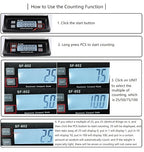 Copkim Large Digital Kitchen Scale 66LB 30kg Commercial Food Scale Stainless Bread Scale with LCD Display Commercial Weighing Devices for Baking Cooking(Silver)