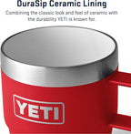YETI Rambler 6 oz Stackable Mug, Stainless Steel, Vacuum Insulated Espresso/Coffee Mug, 2 Pack